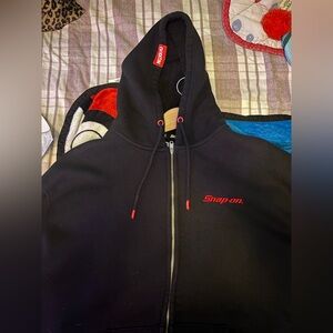 DIXXON Black Zip Up Sweater